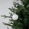 Glitzhome® 18 Pack Elegant Silver Deluxe Large Shatterproof Ornaments
